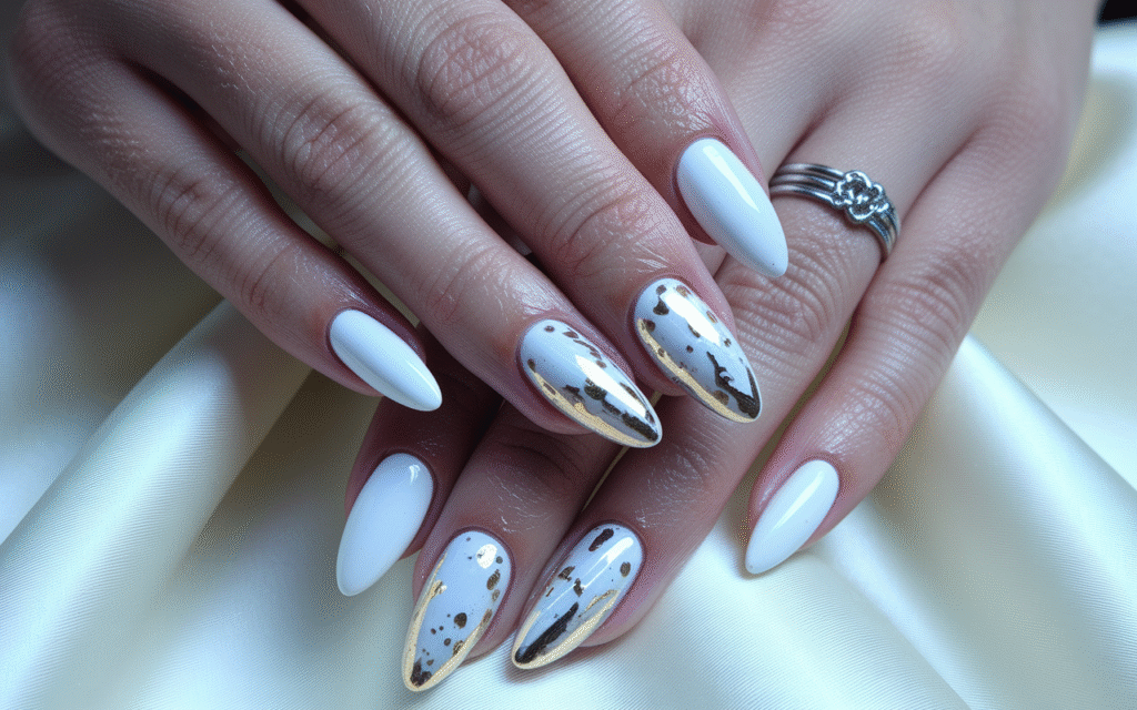 Milky White Nails (But Elevated)
