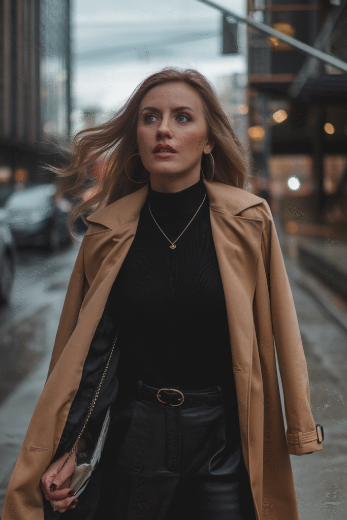 Trench Coat + All Black Base