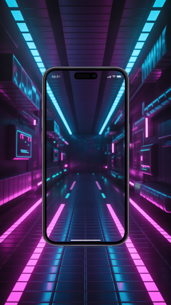 Futuristic Neon Glow