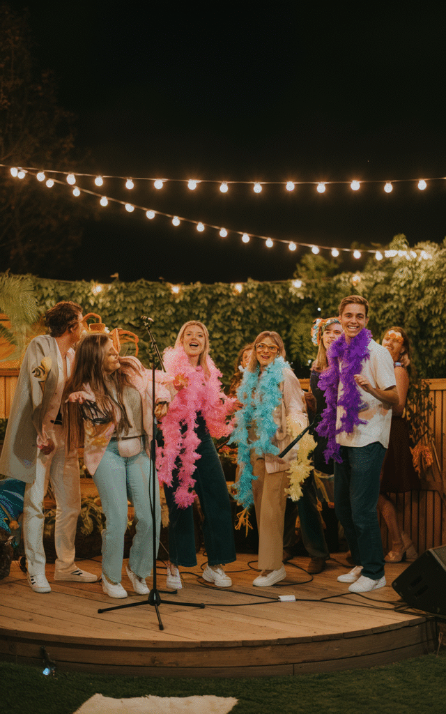 Backyard Karaoke Night