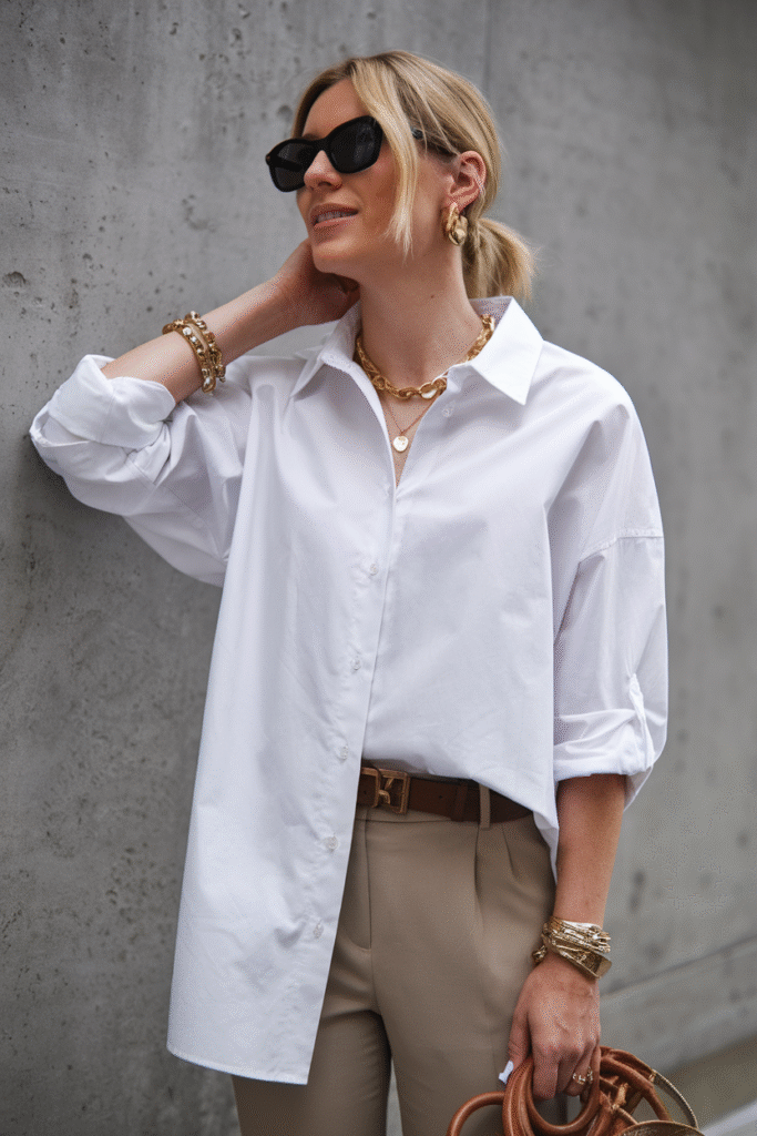 Crisp Button-Down Shirt