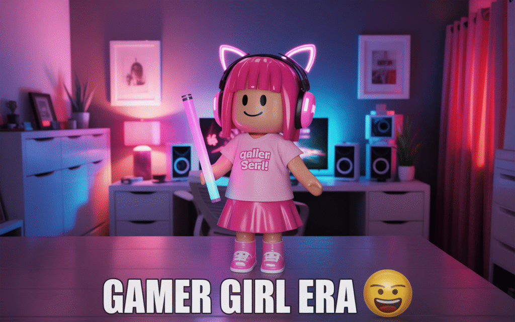 Aesthetic Gamer Girl