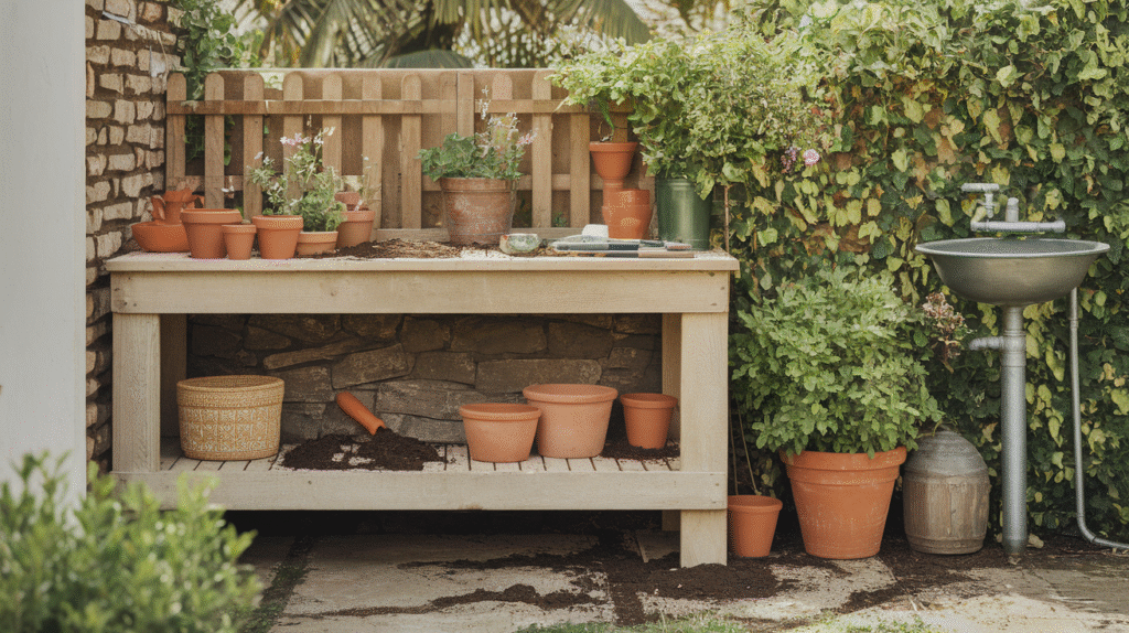 Install an Outdoor Sink or Potting Station