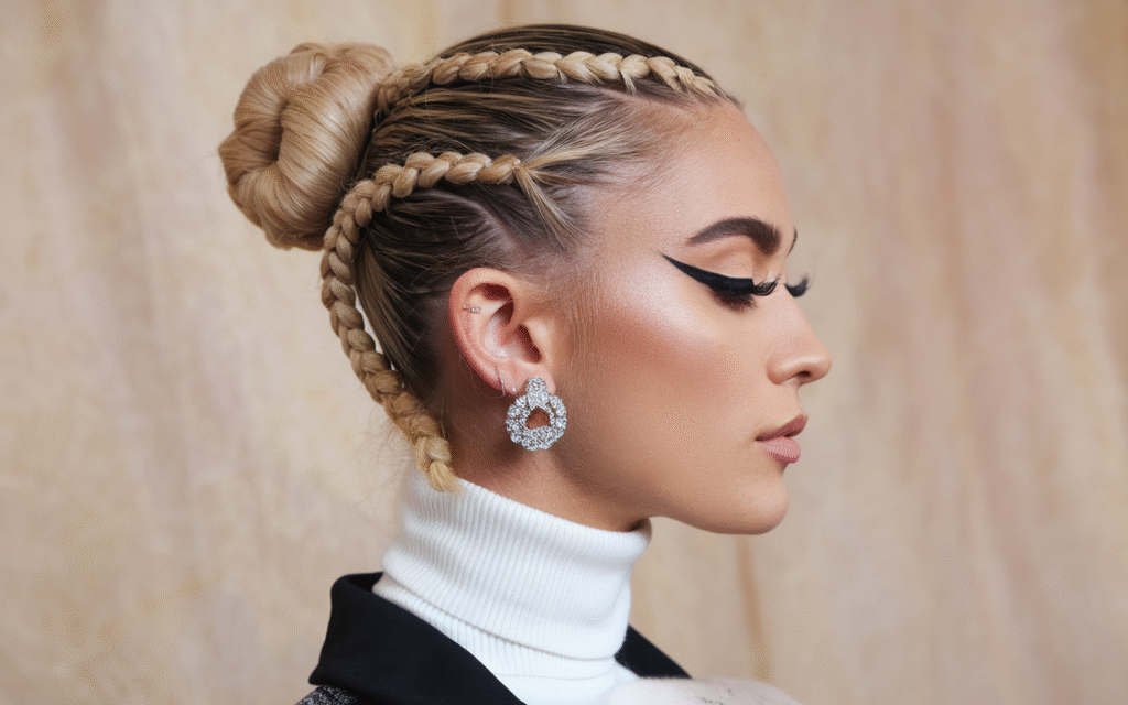 Top Knot with a Twist
