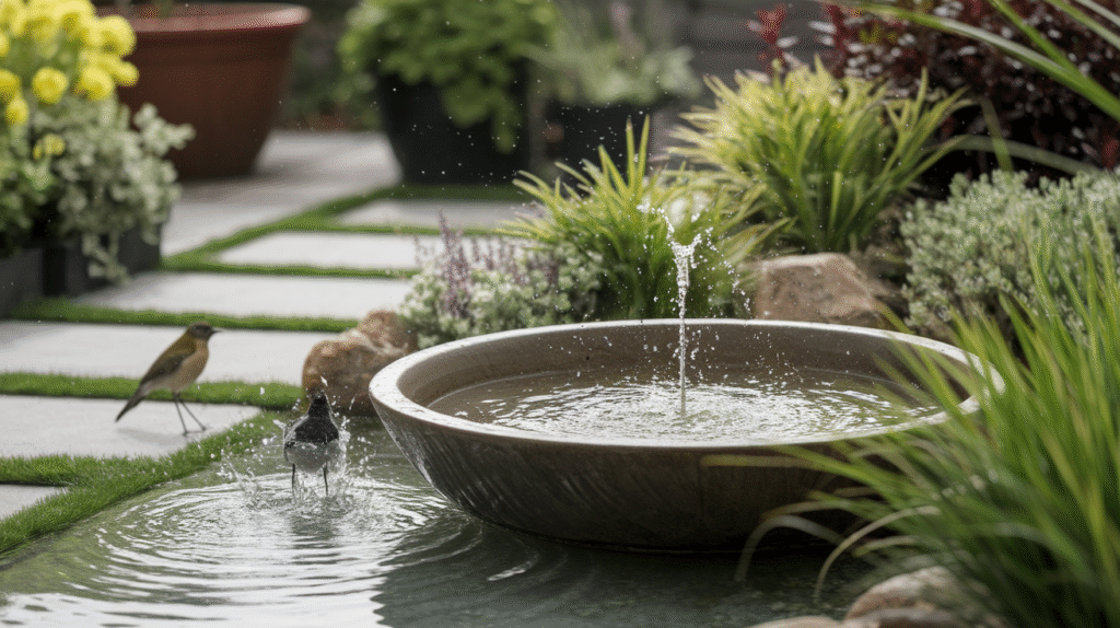 Add a Water Feature (No, It Doesn’t Have to Be Fancy)