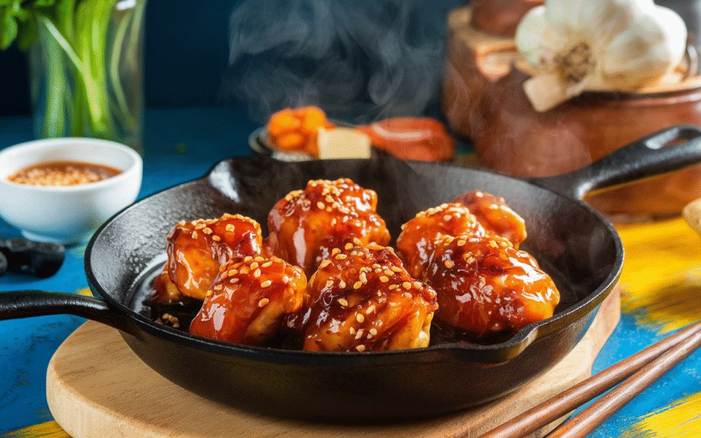 Honey Garlic Chicken Bites