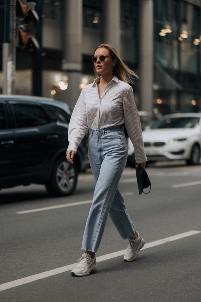 High-Waisted Jeans