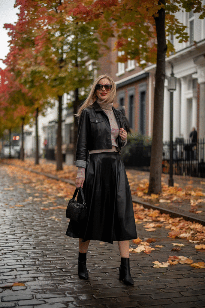 The Midi Skirt + Boots Combo