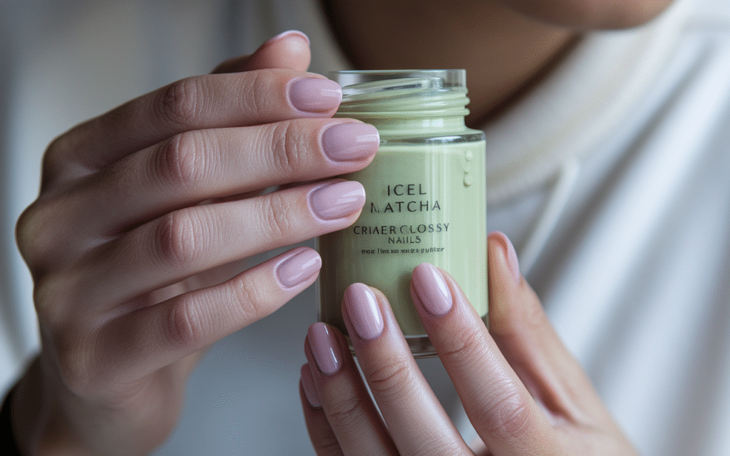 Lip Gloss Nails – Nude, Glossy, and Kinda Sexy