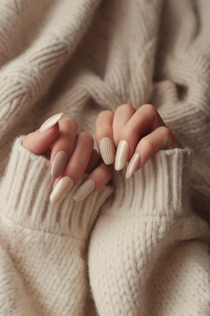 Sweater Texture Nails