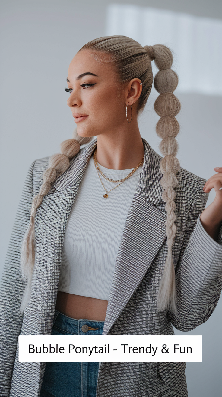 Bubble Ponytail