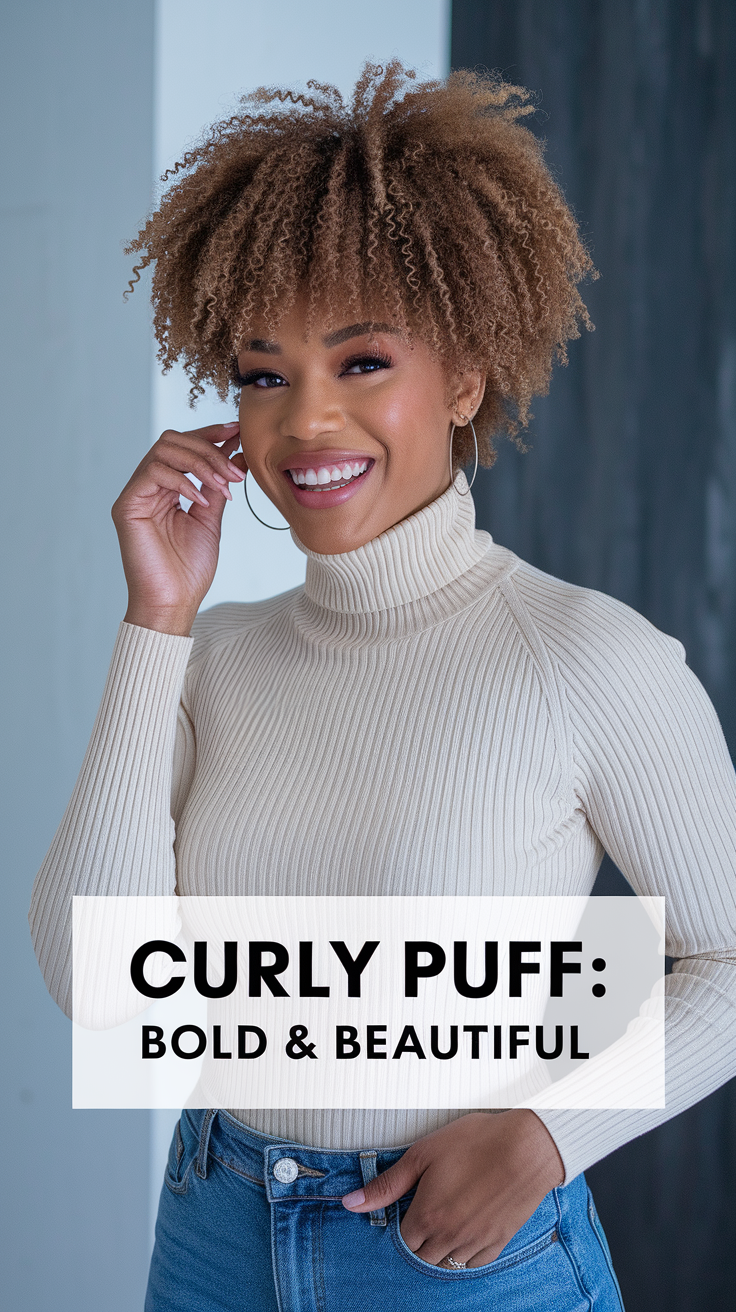 Curly Puff (for Natural Hair)