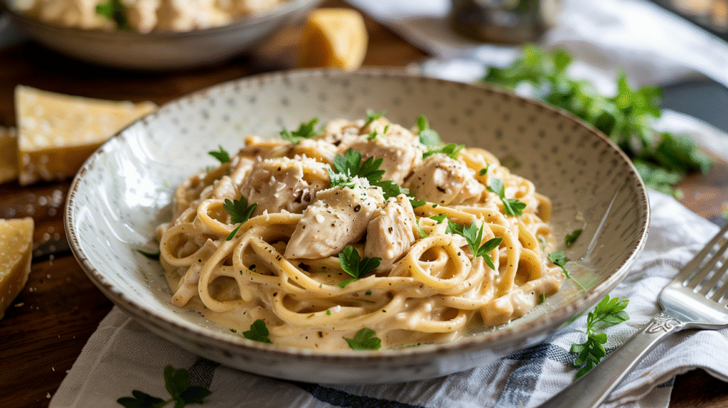 Greek Yogurt Chicken Alfredo