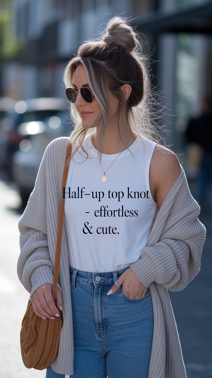 Half-Up Top Knot