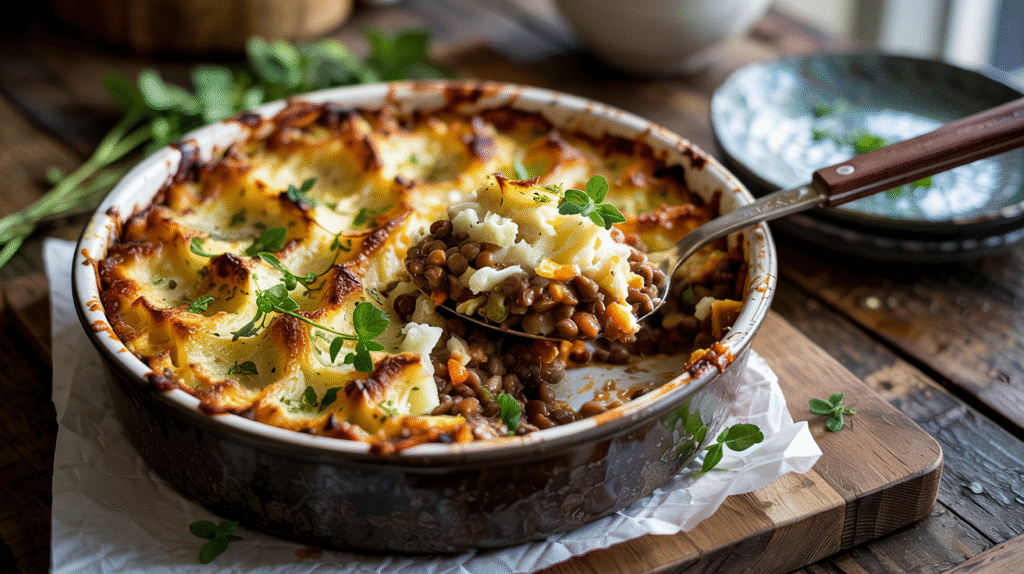 Lentil and Veggie Shepherd’s Pie