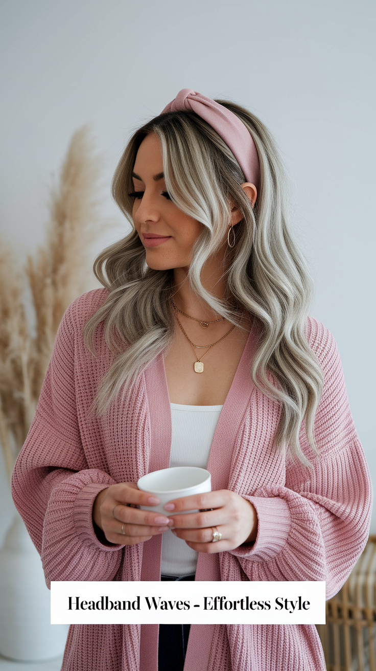 Loose Waves with Headband