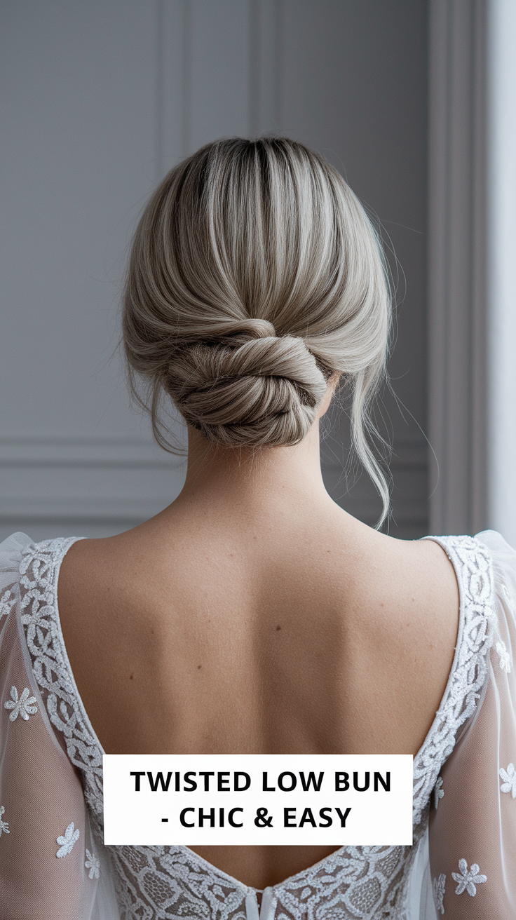 Low Bun Twist