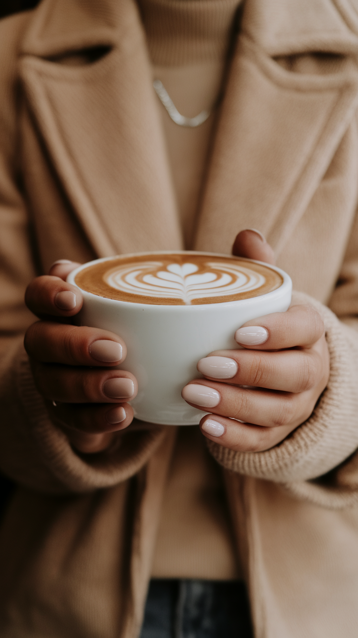 Minimalist Nude Nails