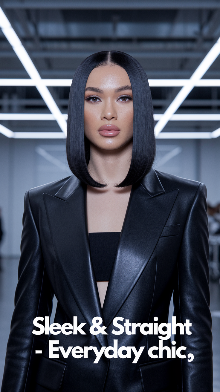 Sleek Straight Look