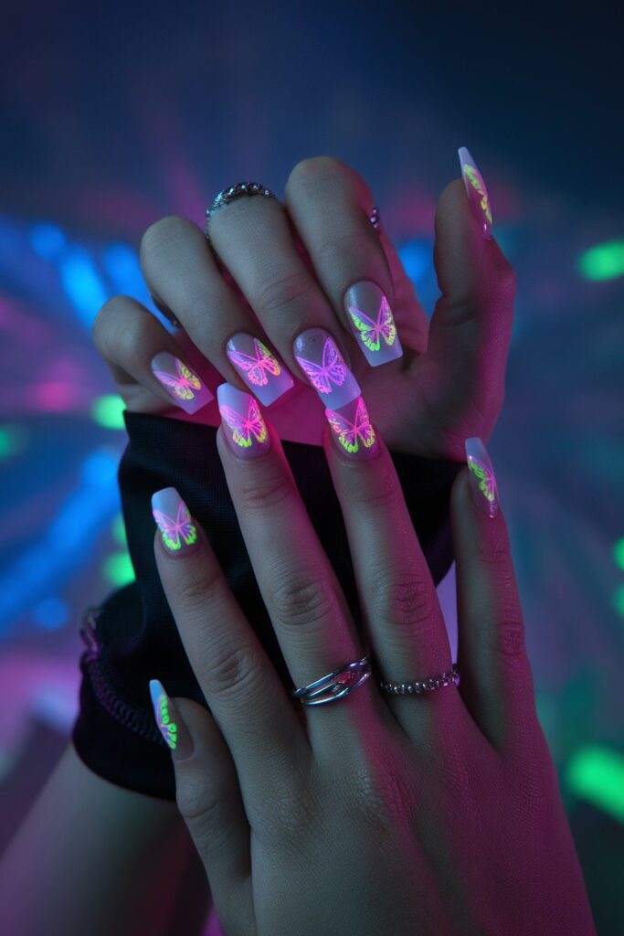 Neon Butterfly Pop