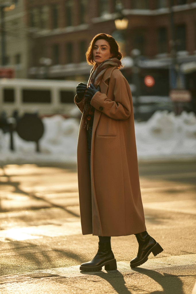 Oversized Coats + Statement Boots