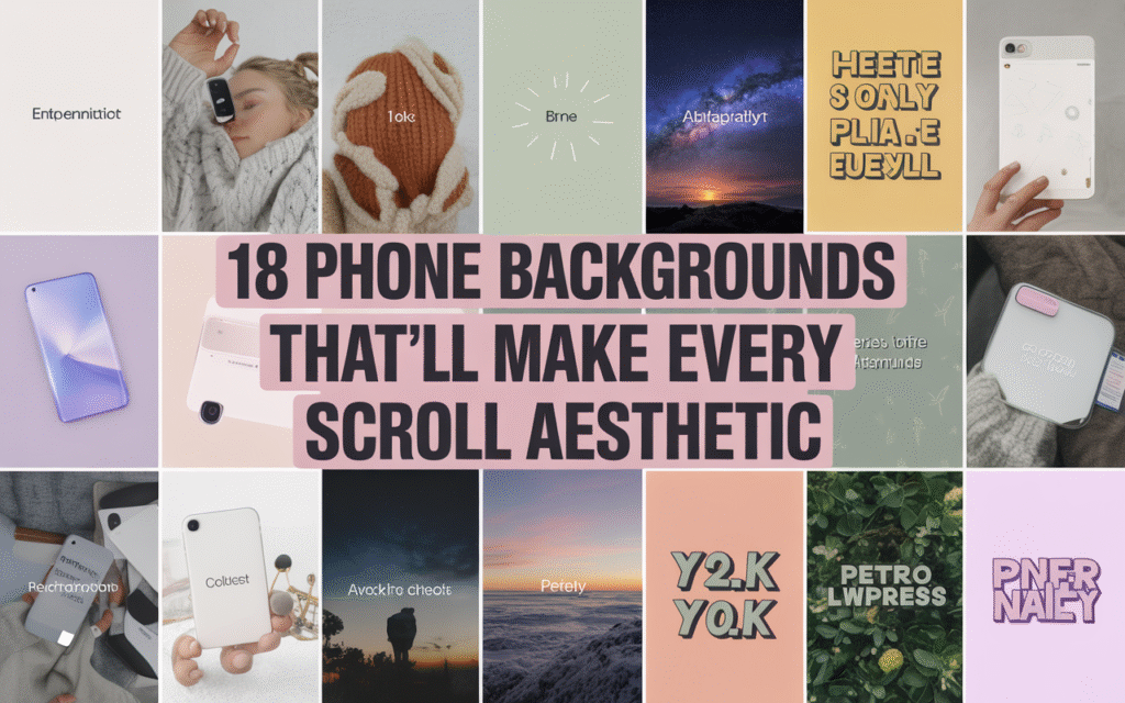 18 Phone Backgrounds That’ll Make Every Scroll Feel Aesthetic