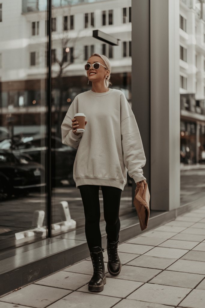 Oversized Crewneck + Leggings