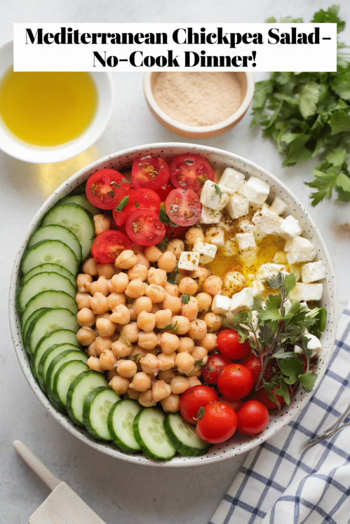 Mediterranean Chickpea Salad