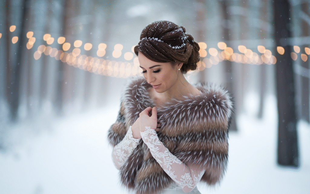 Why Winter Wedding Hair Hits Different