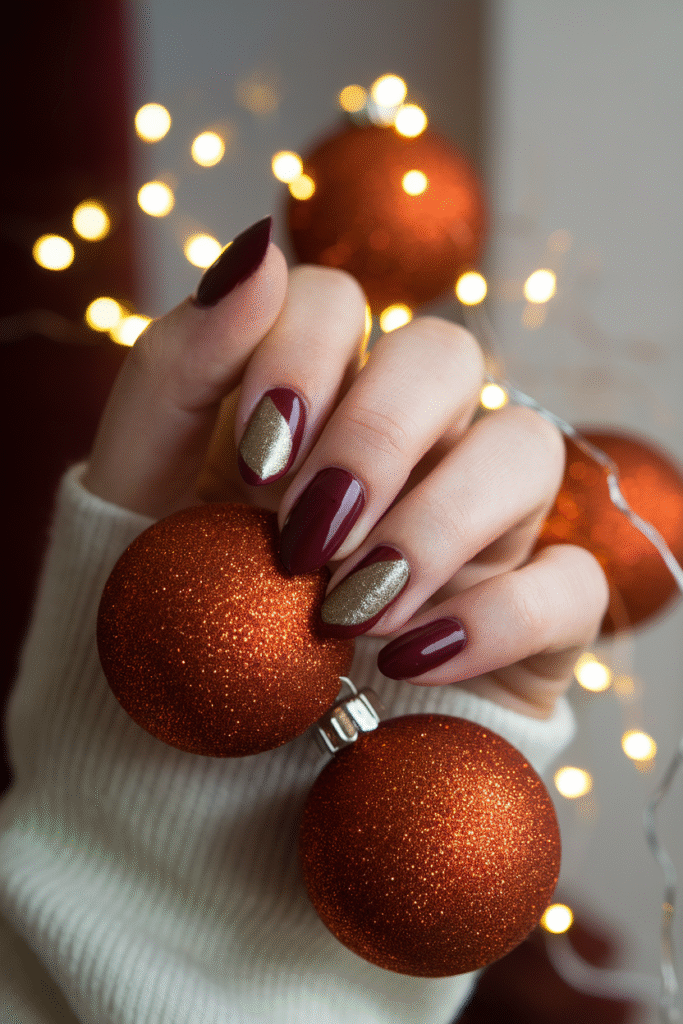 Burgundy + Gold Combo