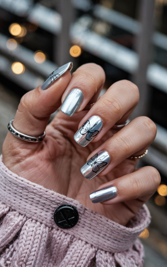 Metallic Butterflies