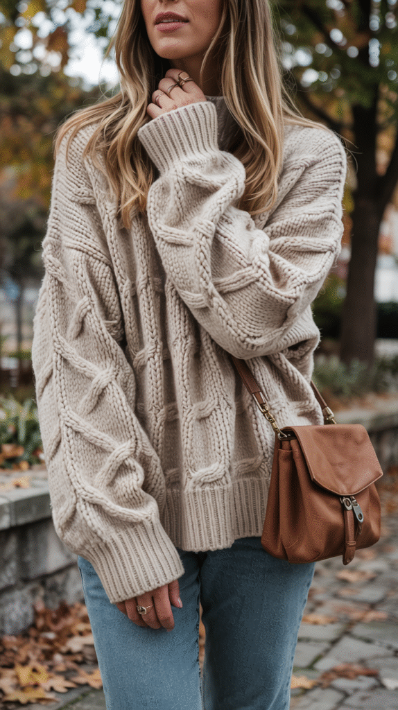 Chunky Knit Sweaters + Skinny Jeans
