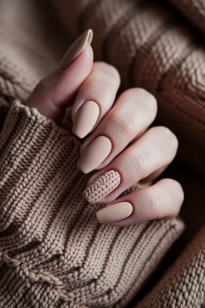 Classic Sweater Nails
