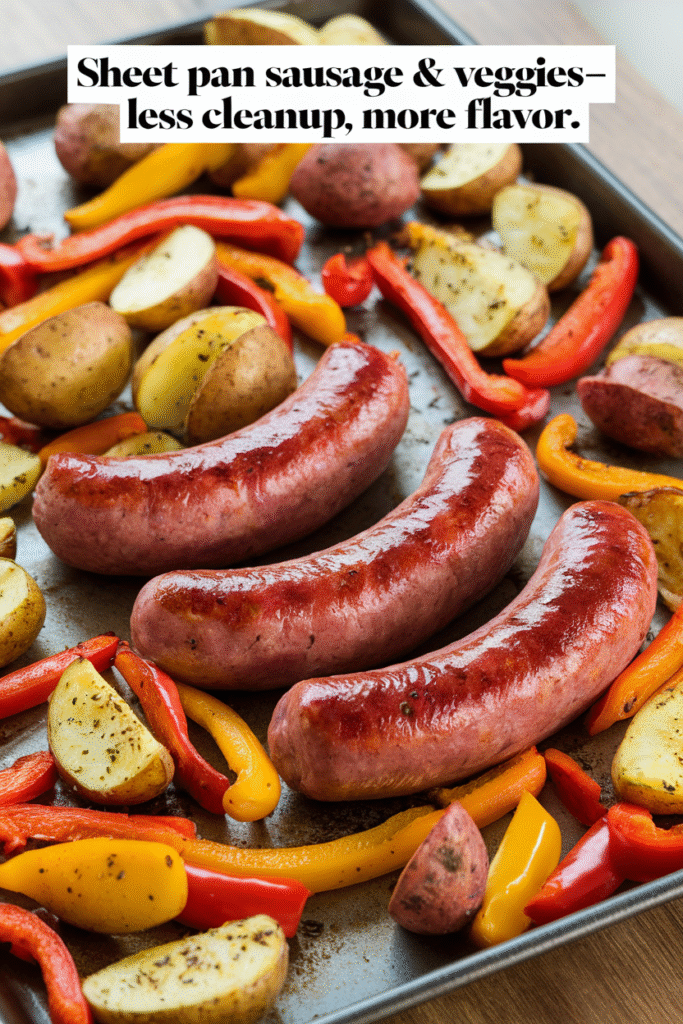 Sheet Pan Sausage and Veggies