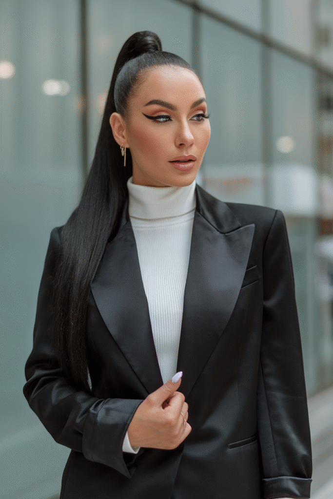 Sleek High Ponytail