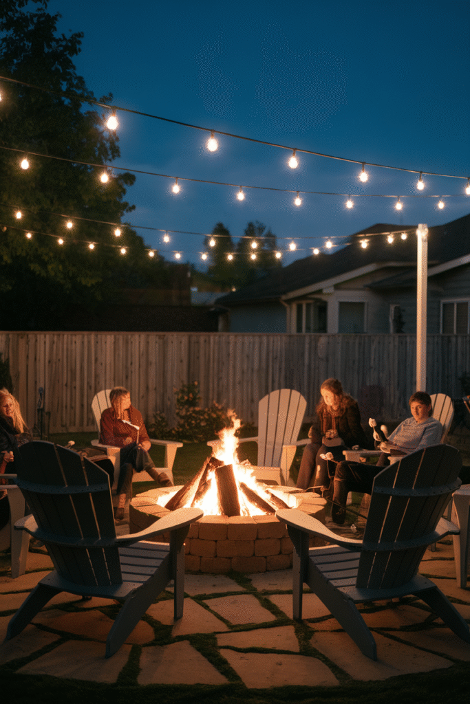Cozy Fire Pit Corner
