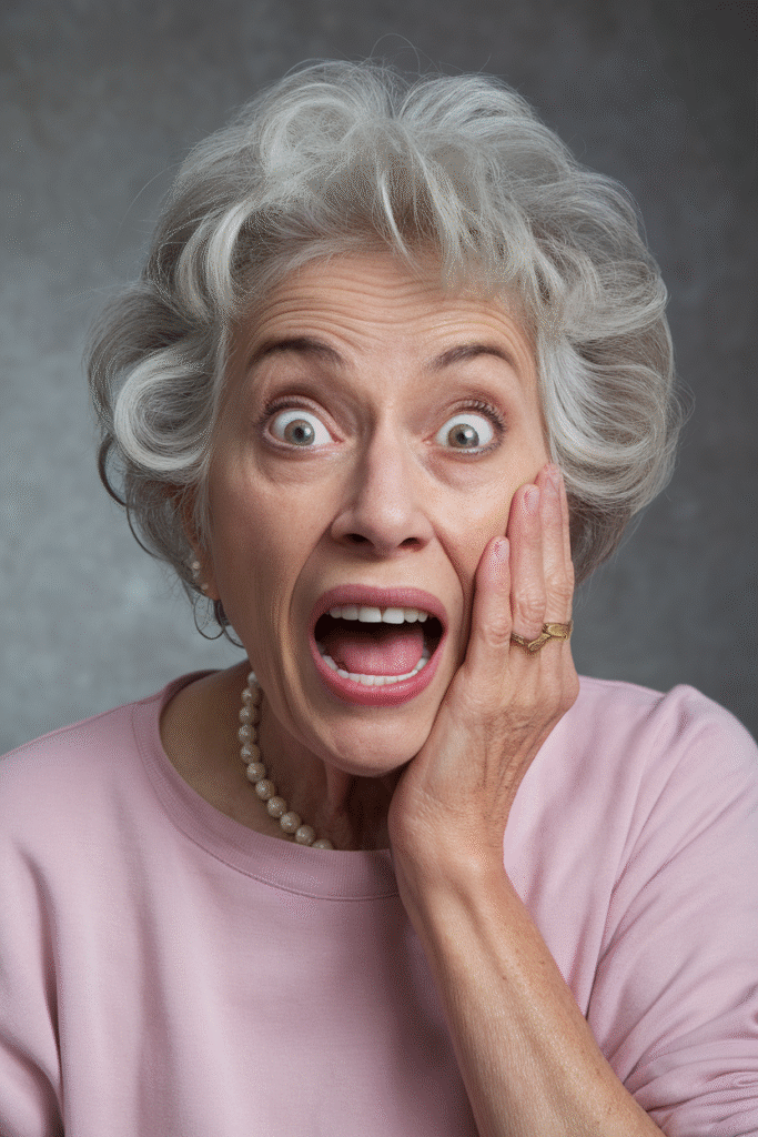 The Shocked Grandma