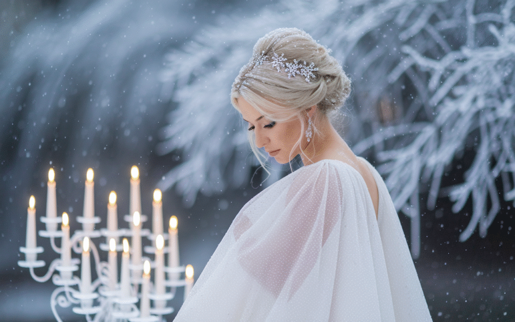 Gorgeous Winter Wedding Hair Ideas That Feel Like a Fairytale