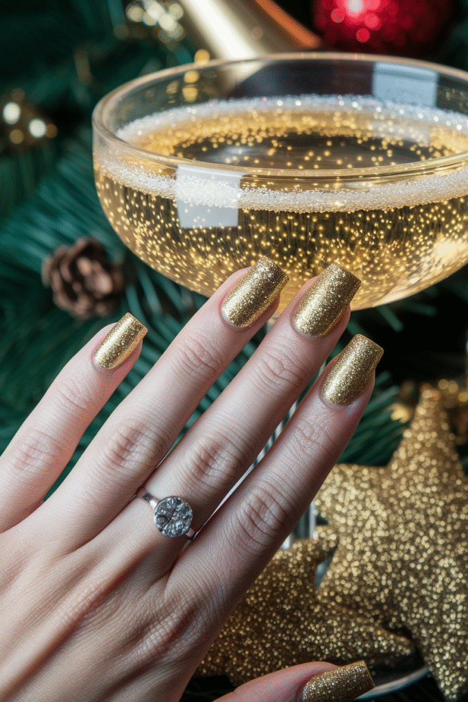 Glittery Gold All Over