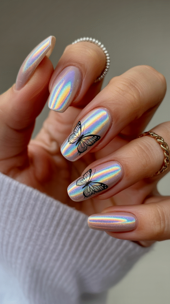 Holographic Butterfly Vibes