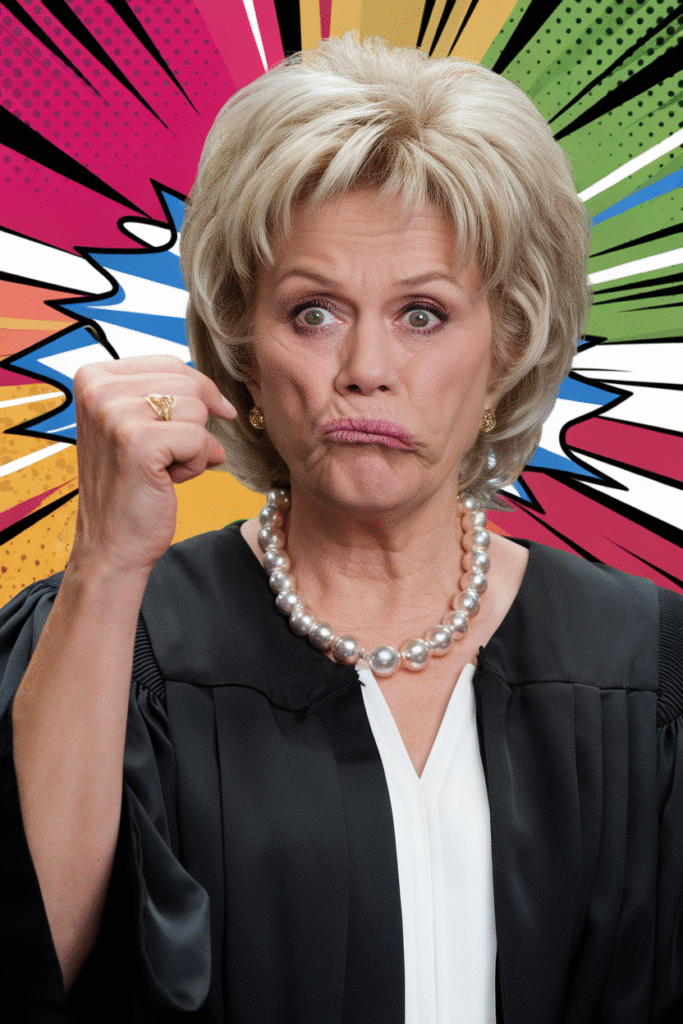 The Judge Judy Waiting Pose
