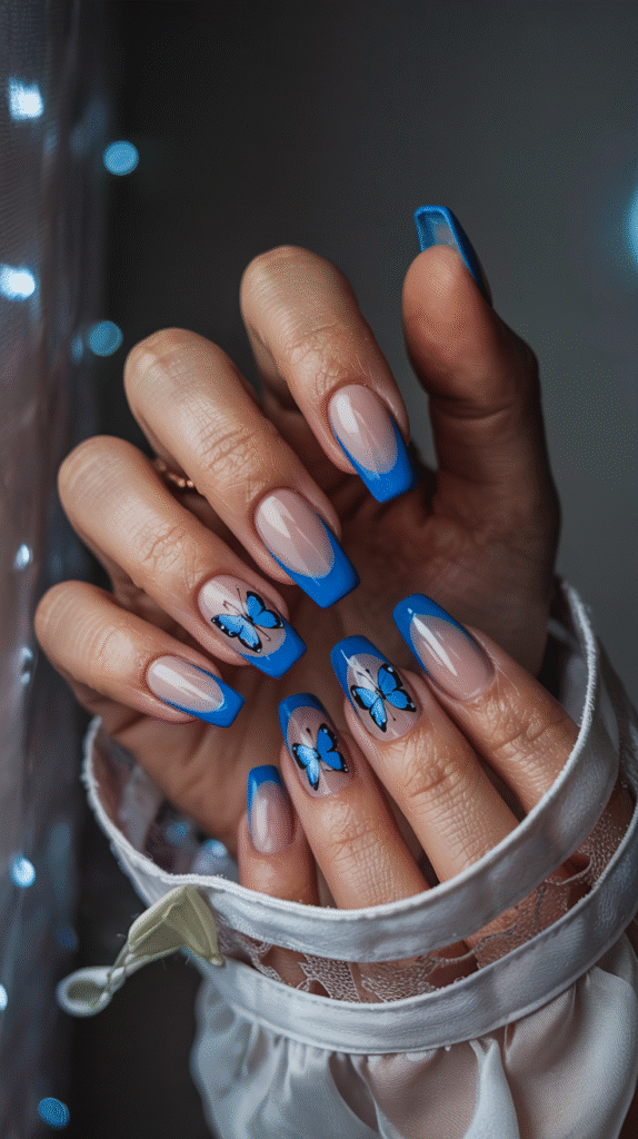 Royal Blue Butterflies