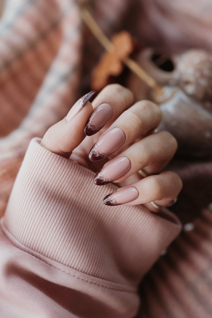 Ombre Glitter Tips