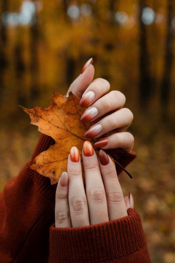 Burnt Orange Ombre