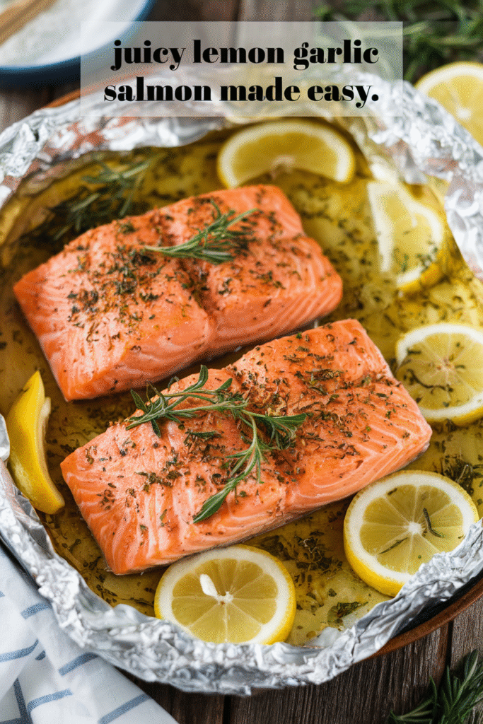 Lemon Garlic Salmon