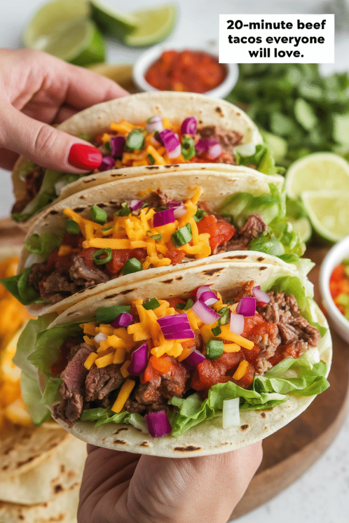 20-Minute Beef Tacos
