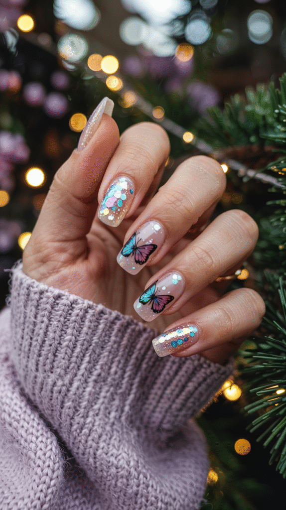 Glitter & Butterfly Combo