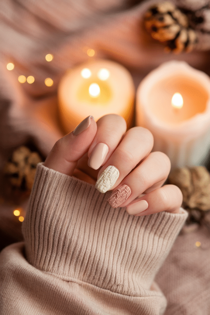 Sweater Texture Nails