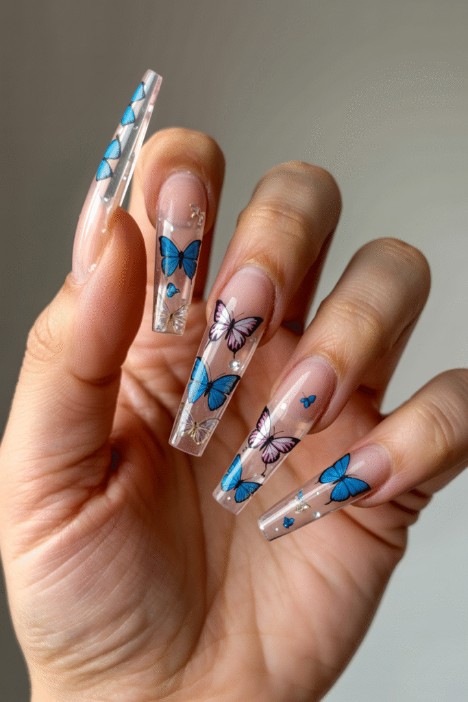 Clear Butterfly Encapsulation