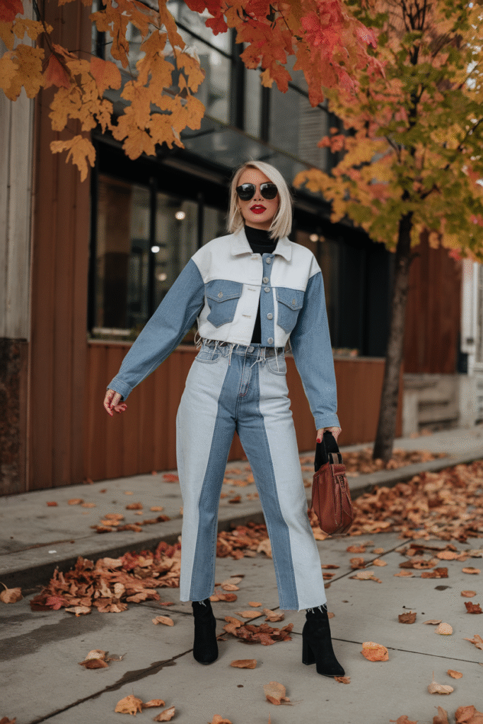 Denim on Denim (Canadian Tuxedo, but Cute)